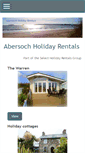 Mobile Screenshot of abersochholidayrentals.co.uk